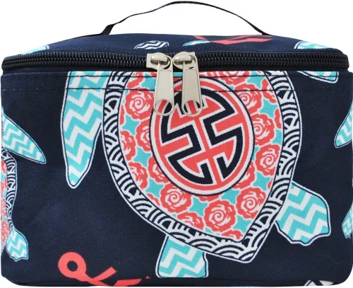 Miniatura 22 de NGIL Bolsa de cosméticos de viaje, bolsa organizadora de maquillaje para mujeres y niñas, Azul Rey Diamantina, Casual