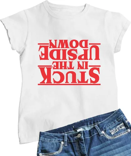 Miniatura 42 de Go All Out Camiseta para mujer Stuck in The Upside Down