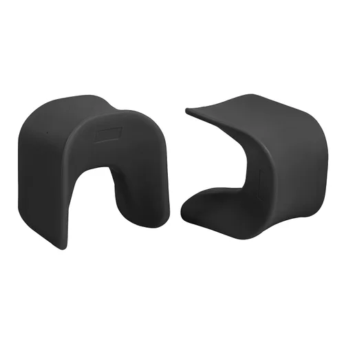 Miniatura 16 de ECR4Kids Asiento Wave, altura del asiento de 14 a 15.1 pulgadas, taburete tipo percha, amarillo, paquete de 2