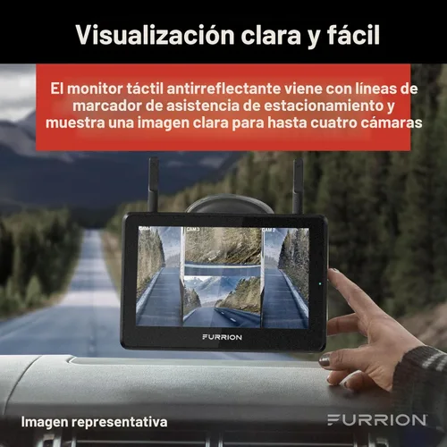 Miniatura 8 de Furrion Vision S+ Sistema de observación RV con monitor de 7 pulgadas, Sharkfin, visión nocturna infrarroja, transmisión en vivo, amplio ángulo