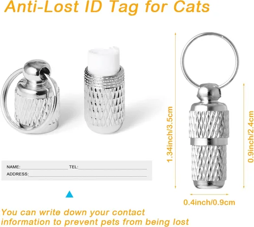 Miniatura 4 de Extodry Juego de 14 collares para gatitos, desmontables con campanas, collar de gato reflectante y seguro, ideal para cachorros, gatos niña y niño