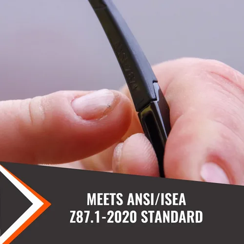Miniatura 5 de Malta Dynamics Gafas de seguridad APEX – Protección antiarañazos y antivaho – Gafas de seguridad de construcción para hombres y mujeres, cumple