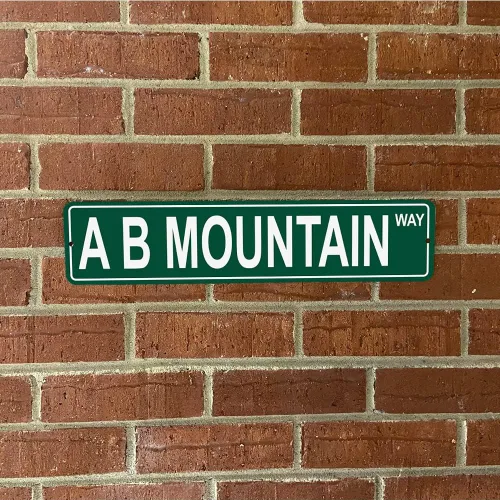 Miniatura 2 de Alaska Mountains Pick Your Mountain Compatible/reemplazo para A B Mountain Estados Unidos Mountain aluminio metal metal metal cartel de calle