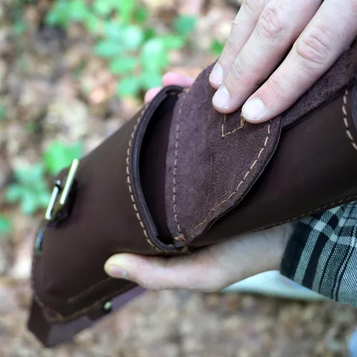 Miniatura 5 de Funda de cuero para hacha hecha a mano, mochila de cuero para estuche de hacha, soporte de hacha mediana grande, funda de transporte de hacha, bolsa