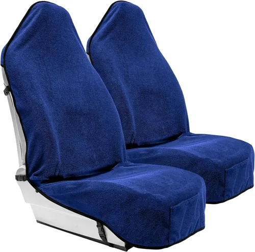 Miniatura 11 de Season Guard Funda de asiento de toalla, protectores impermeables de asiento de automóvil para gimnasio, entrenamiento y estilo de vida activo