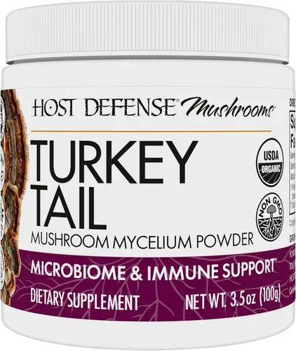 Host Defense Polvo de Hongo Cola de Pavo - Suplemento de Apoyo para la Salud Digestiva y Respuesta Inmune - Suplemento de Hongos para el Apoyo