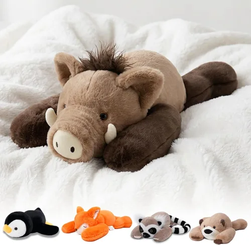 Miniatura 19 de Niuniu Daddy - Peluche con peso de dinosaurio verde de 24 pulgadas, almohada corporal grande para bebés, niñas o niños, juguete de felpa como regalo