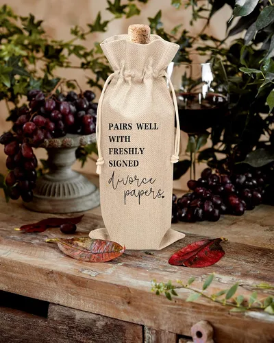 Miniatura 3 de Regalos de divorcio para mujeres, decoraciones de fiesta de divorcio para mujeres, bolsas de vino, regalos para mujeres recién divorciadas, hombres