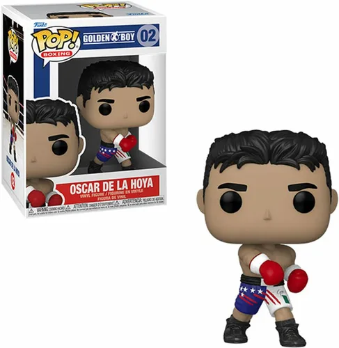 Miniatura 2 de Funko Boxeo - Oscar De La Hoya Pop! Figura de vinilo (incluye funda protectora compatible con caja Pop Box)