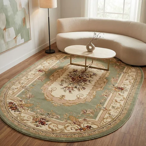 Miniatura 14 de Unique Loom Versailles Collection - Alfombra tradicional clásica con motivo floral, colección Versailles