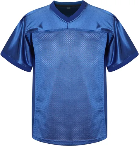 Miniatura 31 de Camiseta de fútbol americano para jóvenes, camiseta deportiva en blanco para niños