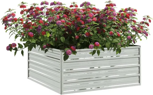 Miniatura 3 de Cama elevada para jardín, camas de jardín elevadas de metal para exteriores, camas de jardín elevadas galvanizadas para verduras, flores, hierbas