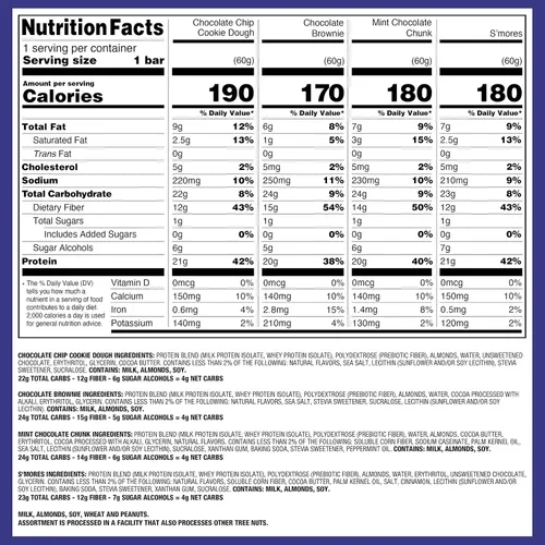 Miniatura 4 de Quest Nutrition Ultimate Variety Pack Barras de proteínas, altas en proteínas, bajas en carbohidratos, sin gluten, aptas para dieta cetogénica, 12