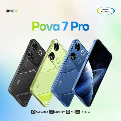 Miniatura 2 de Pova7Pro 4G Smartphone con pantalla HD+ de 6.6 pulgadas, 3 GB de RAM+32 GB ROM, 4G Dual SIM, Android 10.0, WiFi, Bluetooth, FM, GPS, teléfono móvil