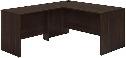 Bush Business Furniture Studio C 60 W x 24 D - Escritorio de credenza en nogal moderno, mesa de computadora para el hogar o la oficina profesional