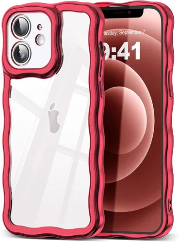 Miniatura 93 de SKYLMW Compatible con iPhone 6s Plus/6 Plus Case de 5.5", Linda Kawaii Marco Ondulado Rizado Forma de Marco Funda de Silicona Suave Resistente a