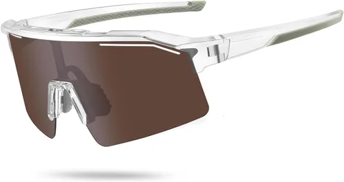 Miniatura 13 de Gafas de sol deportivas para hombres y mujeres irrompibles con protección UV400, gafas de béisbol para correr, ciclismo