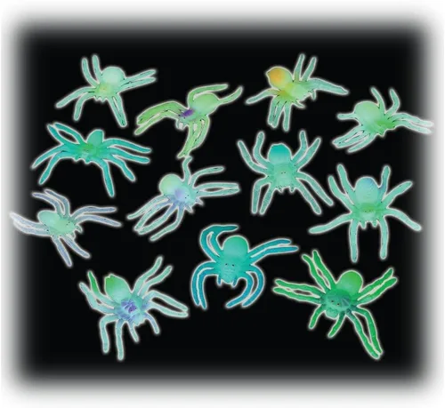 Miniatura 2 de Arañas de juguete que brillan en la oscuridad