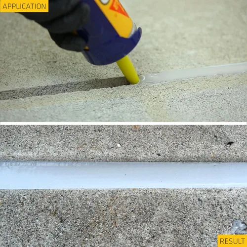Miniatura 8 de SIKA Sikaflex - Sellador autonivelante, poliuretano gris, curado rápido, para juntas de expansión de hormigón, impermeable, pintable, rellena
