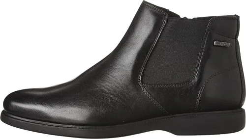 Miniatura 8 de Geox Botas Chelsea de caña baja para hombre, Negro