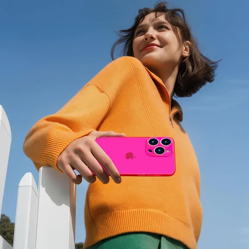 Miniatura 4 de Funda compatible con iPhone 11, funda transparente de silicona suave y delgada con cubierta para lente de cámara para mujeres y niñas, funda Rosa
