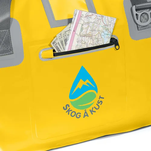 Miniatura 4 de Skog Å Kust DuffelSak Bolsa impermeable 40L amarillo