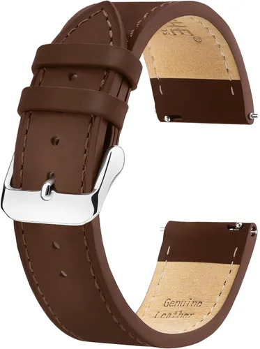 Miniatura 66 de Ritche Correa de reloj de cuero de liberación rápida para hombres y mujeres, correa de reloj de 0.79 pulgadas, 0.78 pulgadas, 0.86 pulgadas