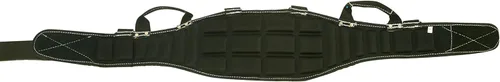 Miniatura 3 de Gatorback Pro-Comfort - Cinturón de soporte para espalda, color negro y costuras blancas. Cinturón de nailon Duratek 1250 con acolchado de canal