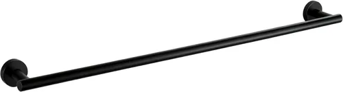 Miniatura 12 de SEIDO Toallero con 9.6 pulgadas de longitud utilizable, barra de toalla negra de acero inoxidable 304 para pared de baño, toalleros de una pieza