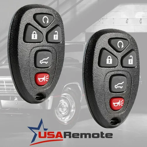 Miniatura 2 de Llavero de entrada sin llave con llave de encendido compatible con Chevy Suburban Tahoe Traverse/GMC Acadia Yukon/Cadillac Escalade SRX/Buick