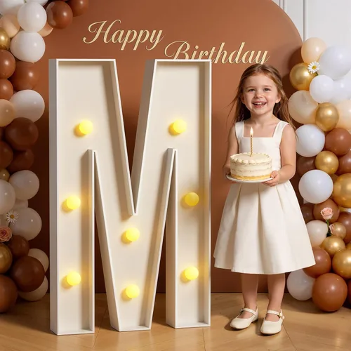 Miniatura 56 de Números de marquesina de 4 pies de alto, 4 pies de alto, números grandes iluminados 0 para 30, 40, 50, 60, decoración de fiesta de cumpleaños