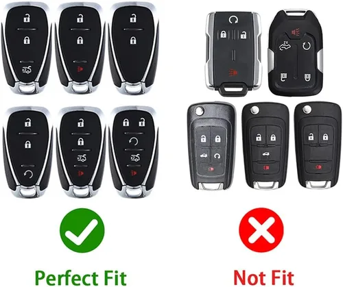 Miniatura 2 de Carcasa trasera de cristal degradado de aleación de zinc, accesorios compatibles con Chevrolet Chevy Malibu Camaro Cruze Traverse Sonic Volt Bolt
