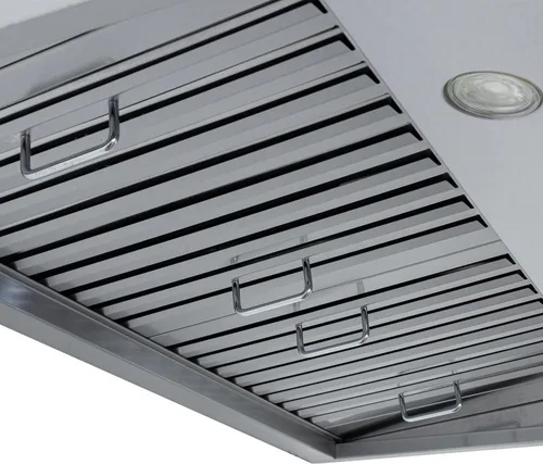Miniatura 4 de PROLINE - Campana extractora para debajo del gabinete de 30 pulgadas, con canalización, 900 CFM, acero inoxidable, luces LED, motor soplador ultra