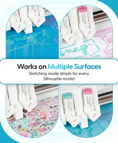 Miniatura 5 de Silhouette Sketch Bolígrafos 8/pcs