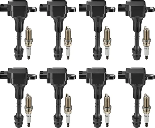 Miniatura 46 de BDFHYK Paquete de Bobina de Encendido UF350 y Bujías de Iridio 4505 Compatibles con Nissan 2002-2006 Altima 2002-2006 Sentra L4 2.5L Juego de 4