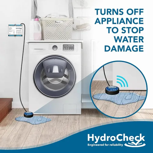 Miniatura 3 de Sistema de Apagado Automático de Agua HydroCheck - Dispositivo Inteligente de Detección de Fugas - Alarma de Sensor de Humedad Comercial - Carga