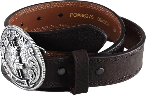 Miniatura 5 de ARIAT Cinturón Rodeo Champion para niños (niños pequeñosniños grandes), tallas 20-30