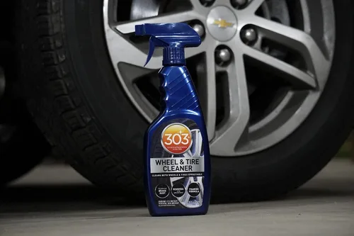 Miniatura 9 de 303 Products Limpiador de ruedas y neumáticos, limpia tanto ruedas como neumáticos de manera eficaz, resistente al polvo de los frenos, elimina