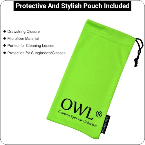 Miniatura 22 de OWL Los lentes transparentes de colores para niños protegen los ojos de los niños de UVB UVA