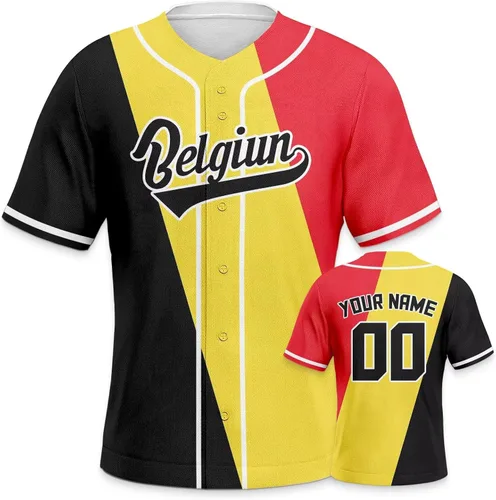 Miniatura 11 de Custom 2026 World Baseball Jersey Sports Shirt for Fans Men Youth Women Gifts Personalize Your Name Number S-6XL España