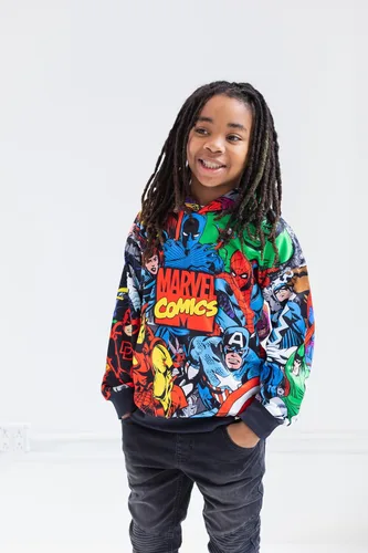 Miniatura 2 de Marvel Venengers Spider-Man Venom Iron Man - Sudadera de forro polar con capucha para niños pequeños y grandes
