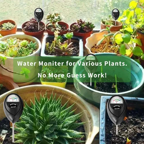 Miniatura 7 de Censinda Medidor de humedad del suelo, monitor de humedad del suelo para plantas de casa, sensor de humedad del higrómetro del suelo para interiores