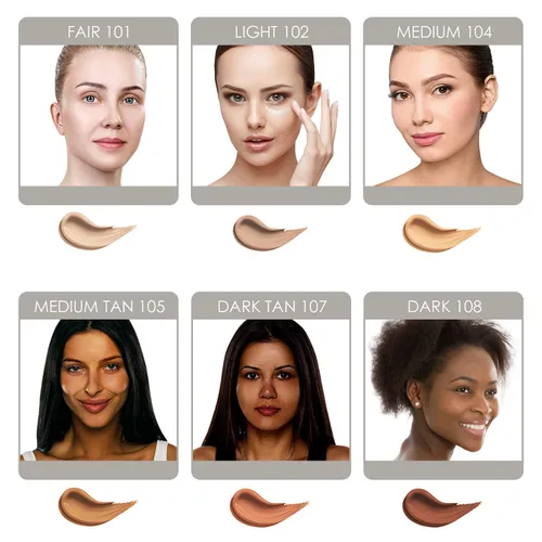 Miniatura 9 de Bellaterra Cosmetics BB Cream - Base mineral hidratante tintada, todos los tonos 1.69 onzas - Fair 101 101 Feria