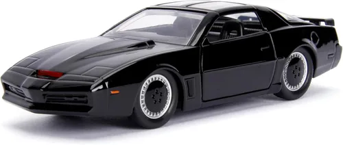 Jada Toys – Knight Rider K.I.T.T. – Coche fundido de Hollywood Rides – Puertas de apertura, neumáticos de goma – escala 1:32 – Coleccionable para
