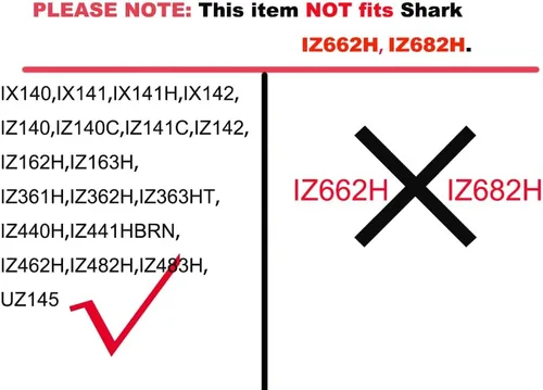 Miniatura 2 de Dttery 4 filtros de espuma y fieltro de repuesto para Shark IX140 IX141 IZ140 IZ162H IZ163H IZ362H IZ363HT IZ440H IZ462H IZ483H Rocket Pet Pro