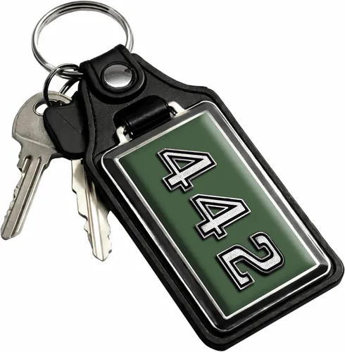 Miniatura 38 de Brotherhood Car Key Chain for Cutlass - Classic Models Keychain for Men and Women Gift Key Ring Azul alpino