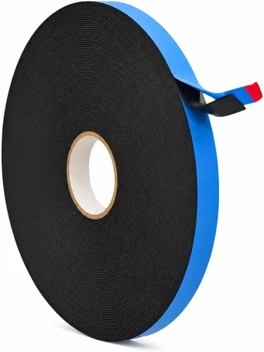 Miniatura 17 de WOD Cinta de montaje de espuma de doble cara, 1/8 pulgadas de grosor x 1/2 pulgada x 75 pies. Resistente a la intemperie para rellenar huecos, Negro