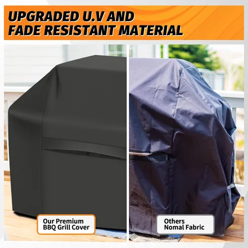 Miniatura 6 de i COVER Funda para parrilla Weber de 22 pulgadas, cubierta impermeable para parrillas Weber Char-Broil de 22 pulgadas, cubierta de barbacoa