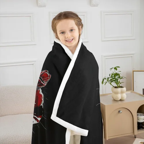 Miniatura 185 de Manta Throw con Estampado Egipcio Dorado Estilo Antiguo Egipto Manta Sherpa Patrón de Jeroglíficos del Antiguo Egipto Manta de Vellón para Niños