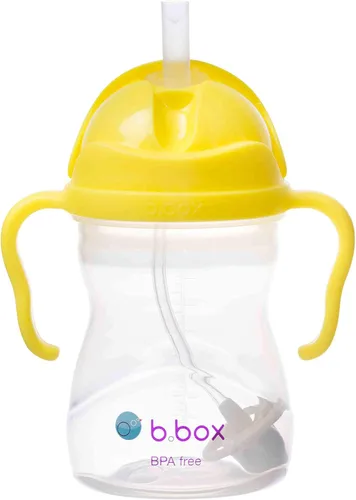Miniatura 25 de b.box Vaso para sorber con popote pesado. Bebe desde cualquier ángulo, a prueba de fugas, a prueba de derrames, fácil agarre. Sin BPA, apto